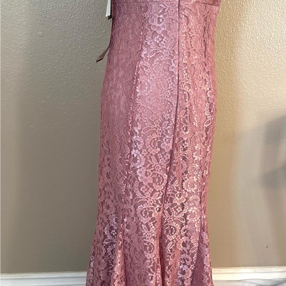 R&M Richards Mauve Lace Formal or Mother of the Bride Gown - Picture 2 of 8